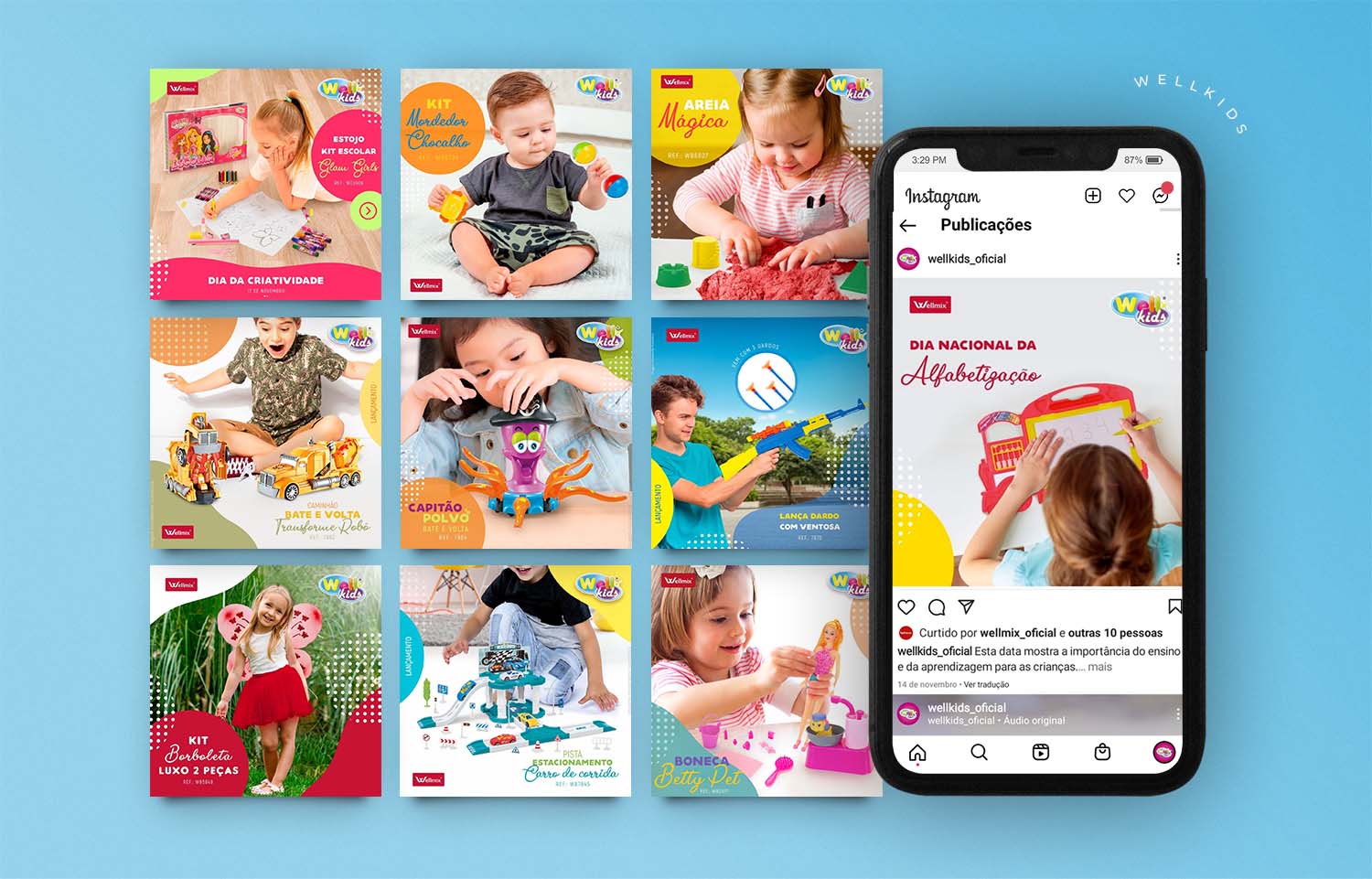 Social Mídia Wellkids
