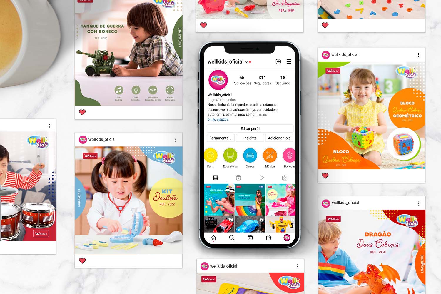 Social Mídia Wellkids