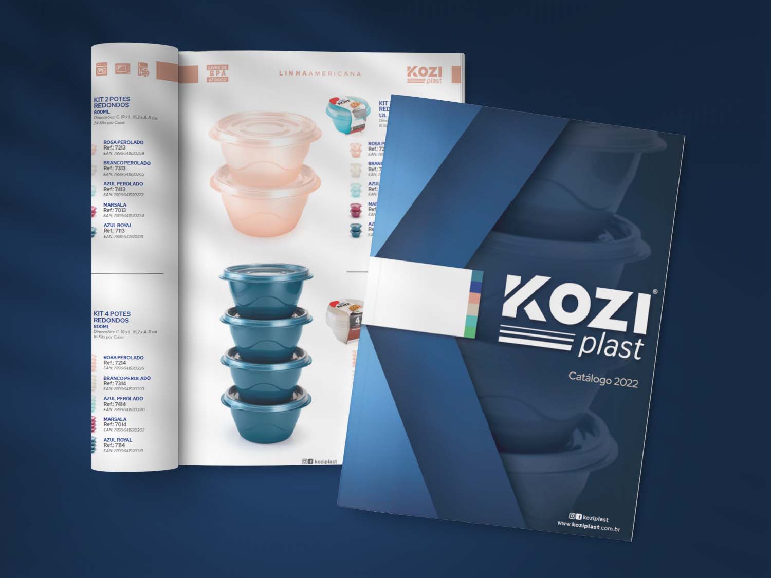 Criação de Catálogo de Vendas Kozi Plast
