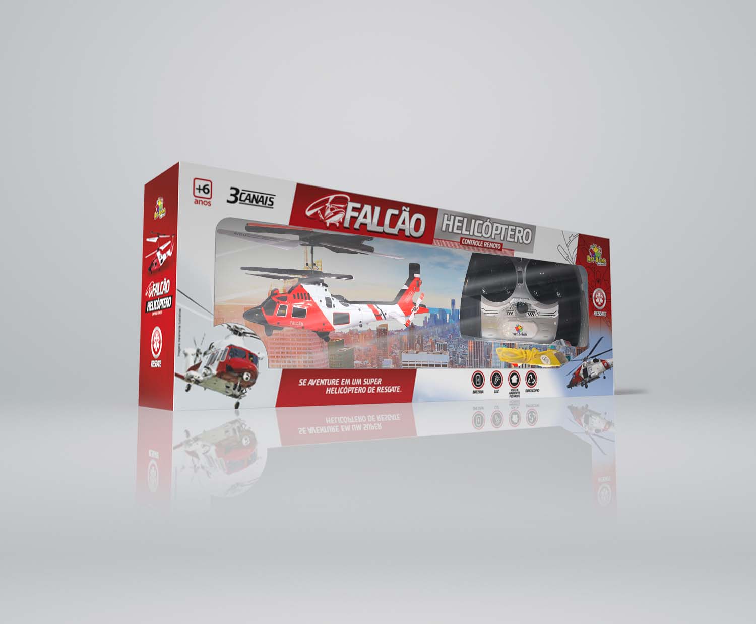 Embalagens Art Brink - Helicópteros  Zein Importadora